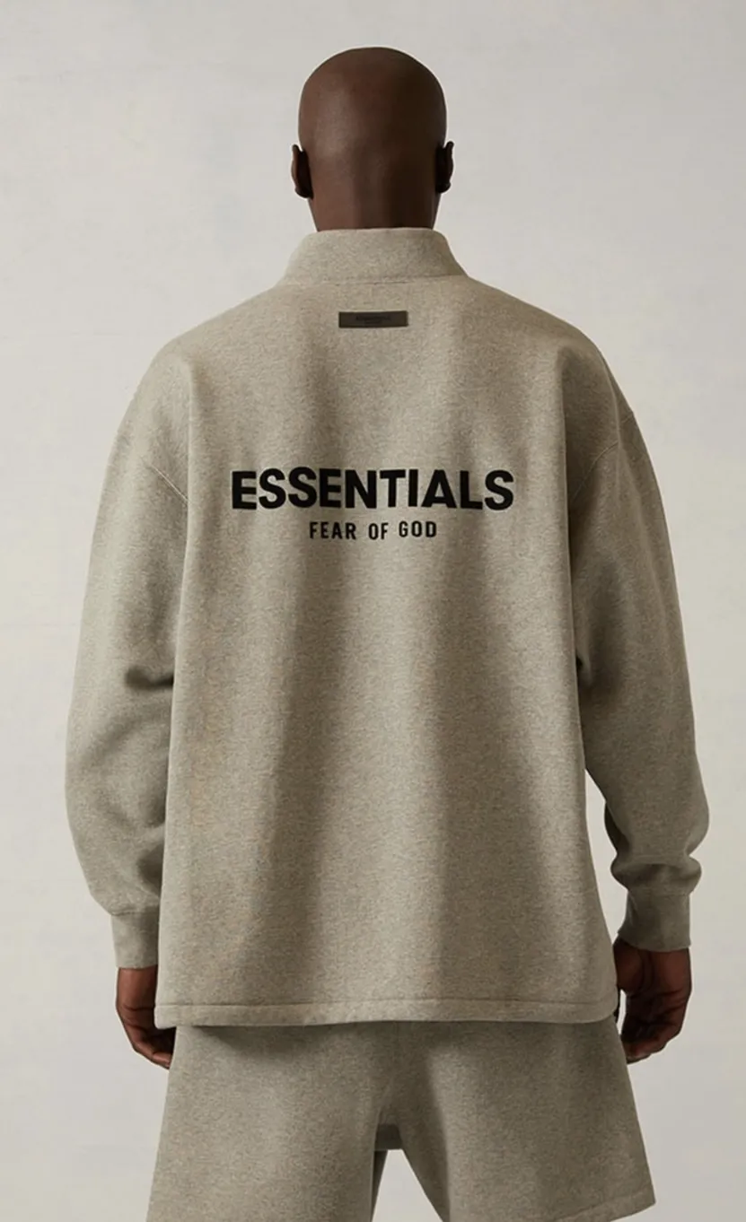 FEAR OF GOD  |Street Style Long Sleeves Plain Logo Sweatshirts