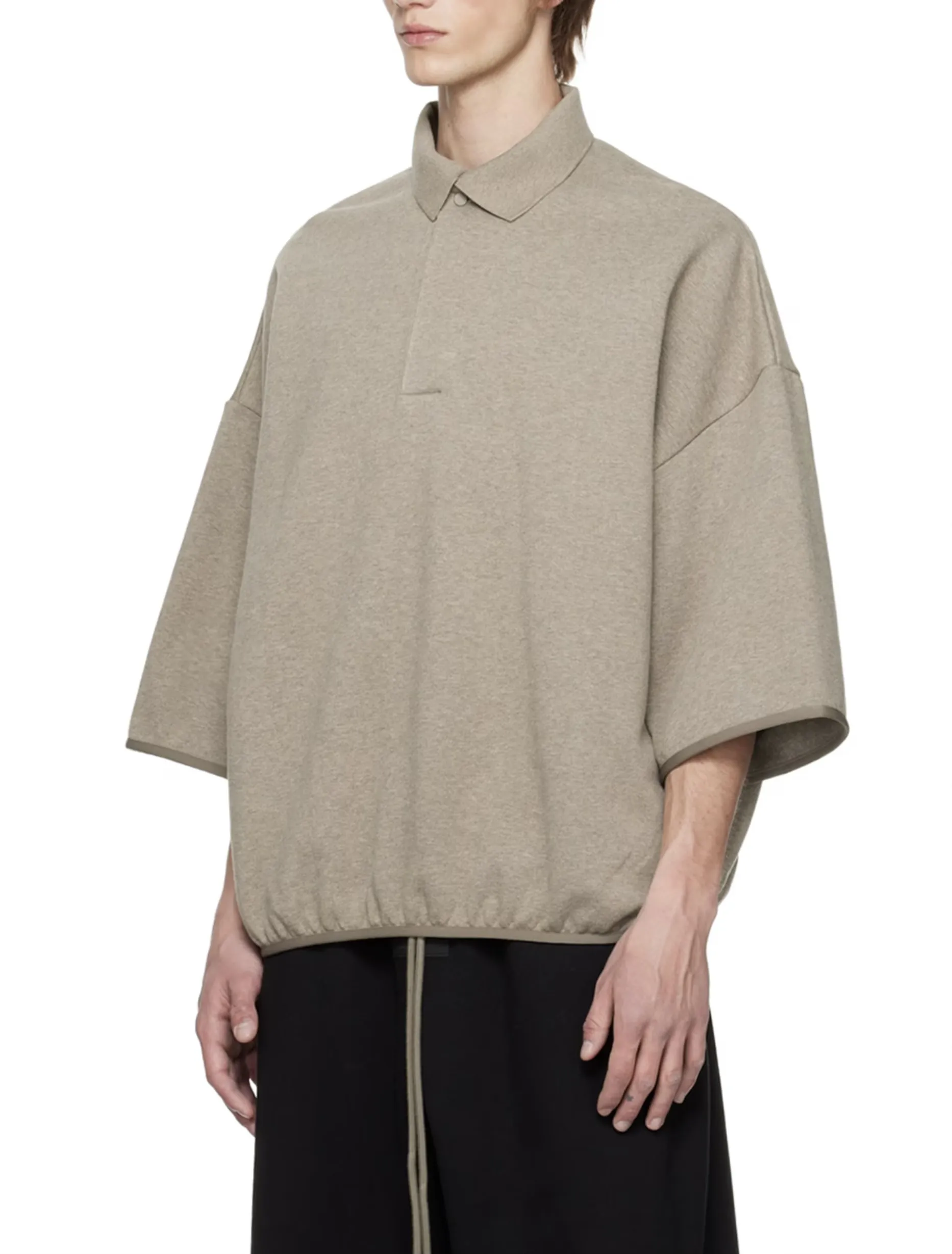 FEAR OF GOD  |Street Style Plain Cotton Logo Polos