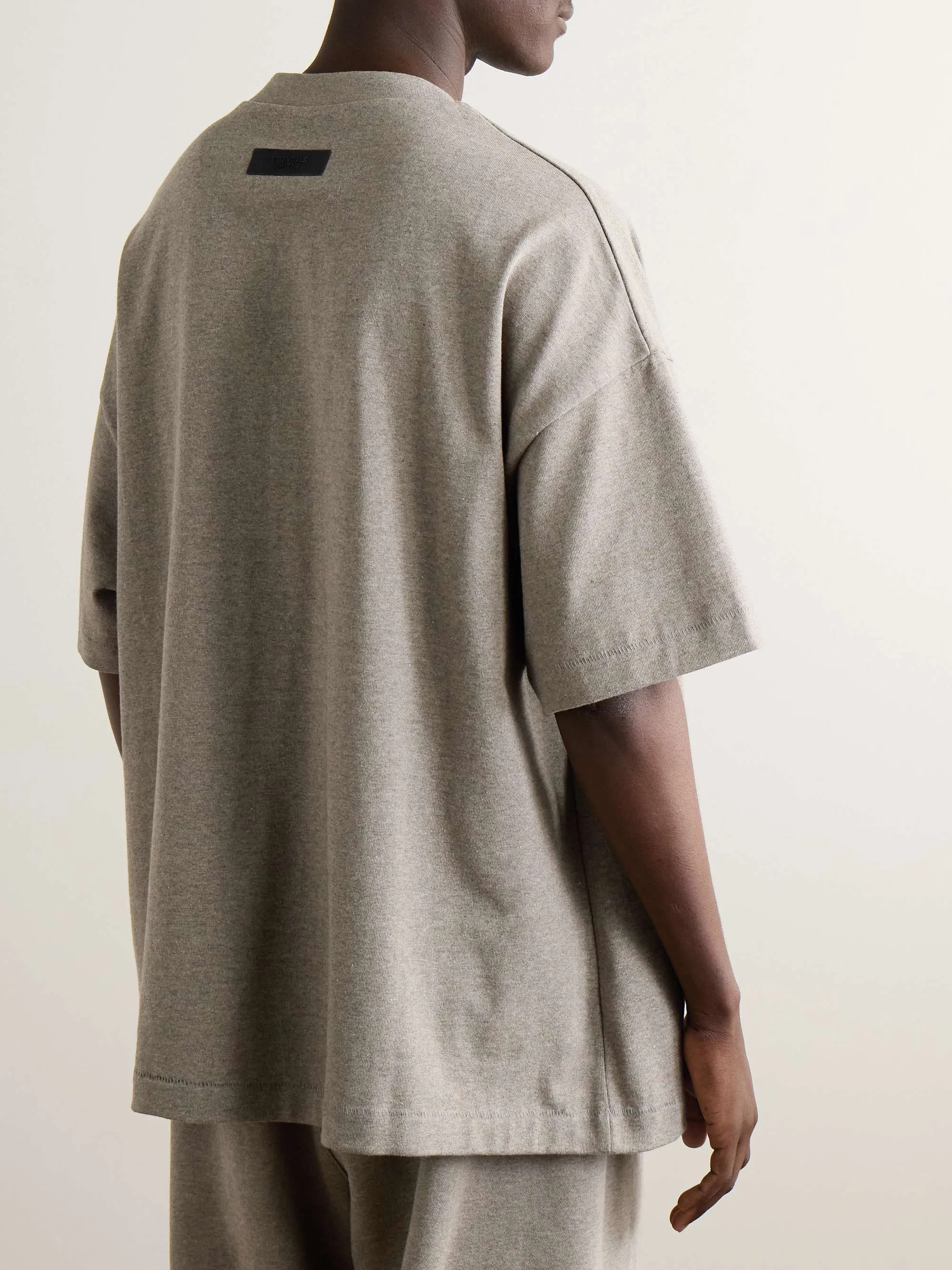 FEAR OF GOD  |Street Style Plain Cotton Short Sleeves Logo T-Shirts