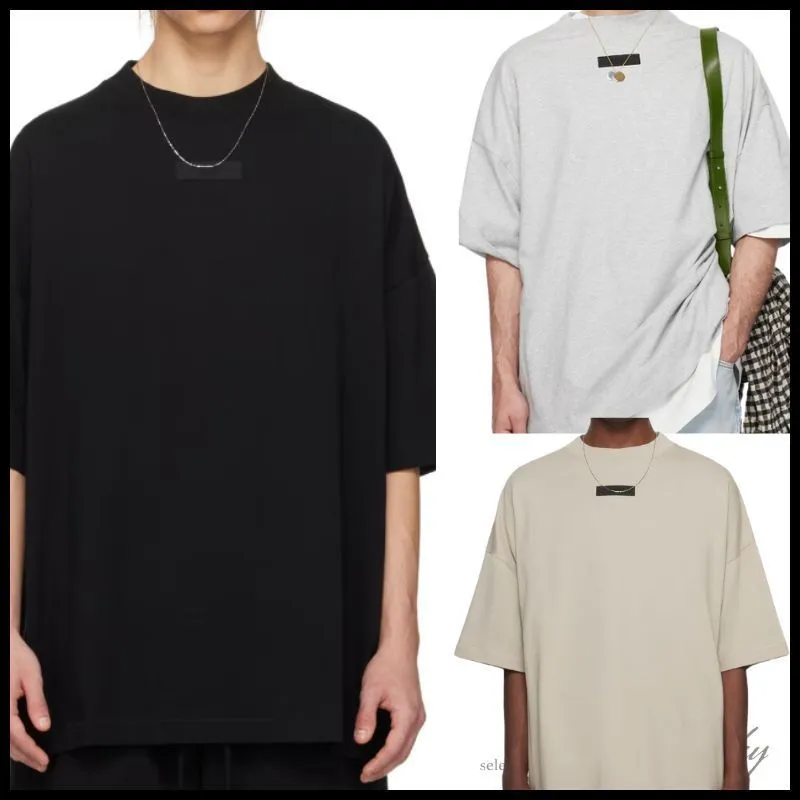 FEAR OF GOD  |Street Style Plain T-Shirts