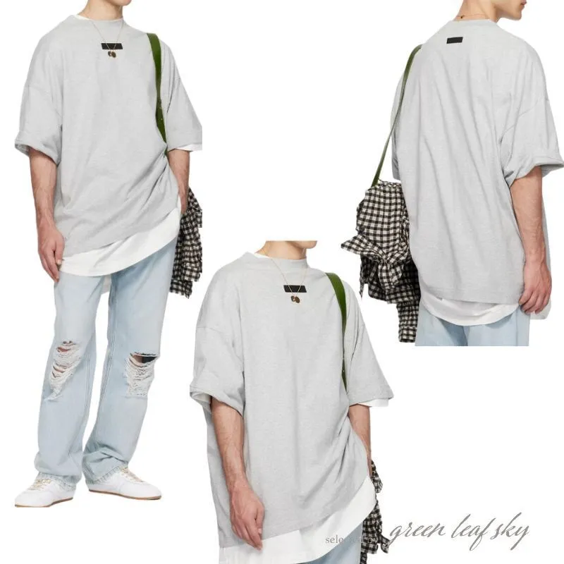 FEAR OF GOD  |Street Style Plain T-Shirts