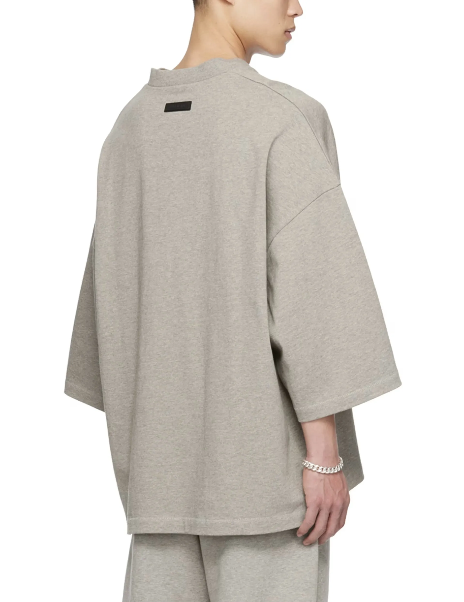 FEAR OF GOD  |Street Style V-Neck Plain Cotton Logo V-Neck T-Shirts