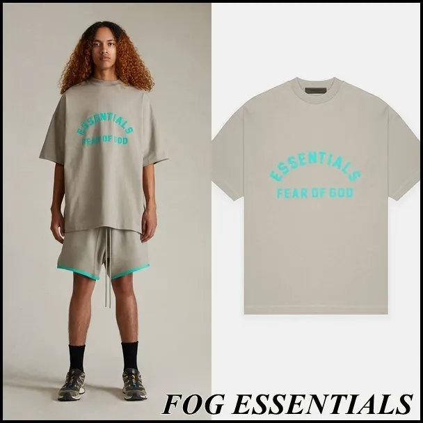 FEAR OF GOD  |Unisex Street Style Cotton Oversized Logo T-Shirts