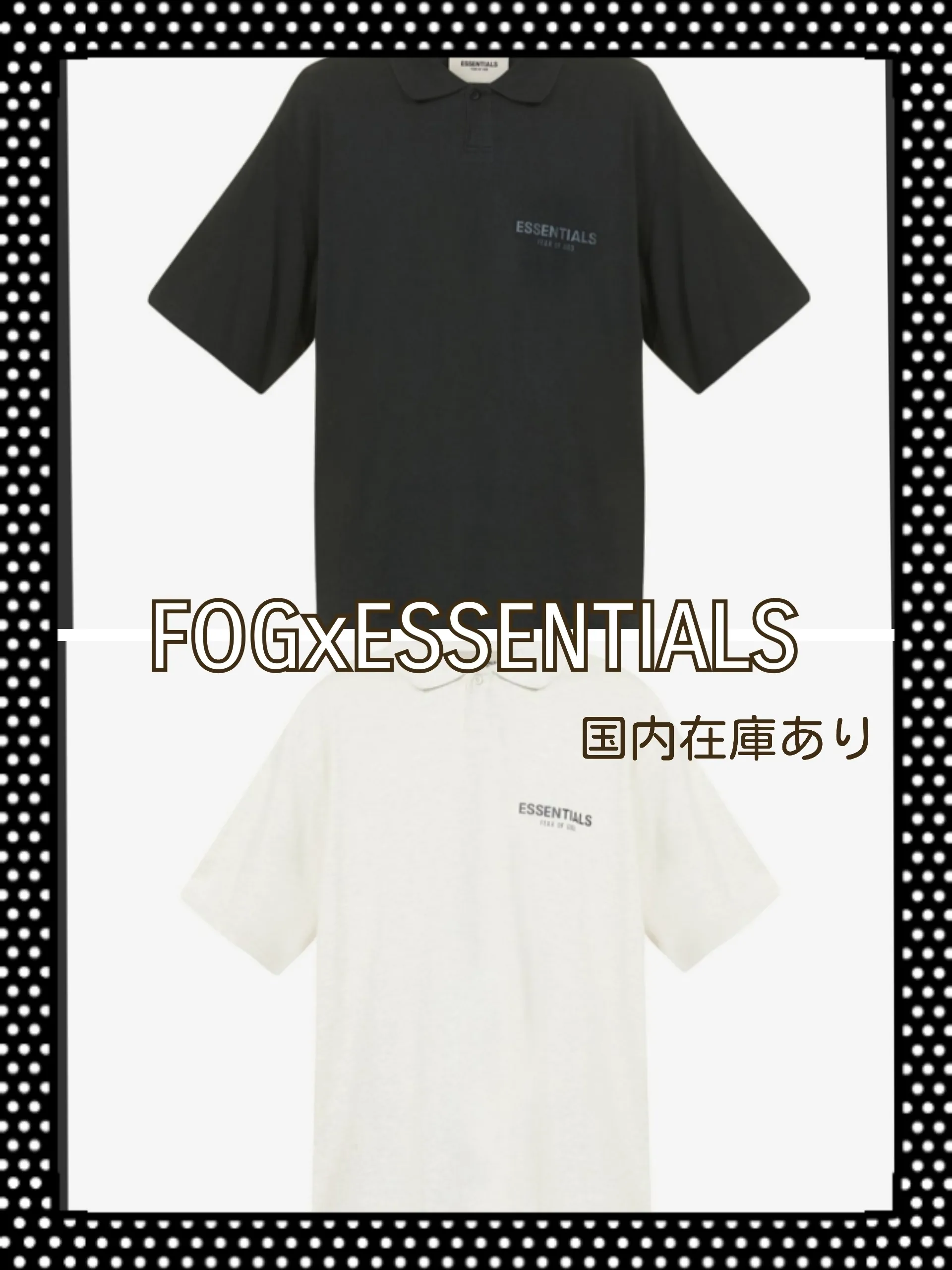 FEAR OF GOD  |Unisex Street Style Plain Cotton Short Sleeves Logo Polos