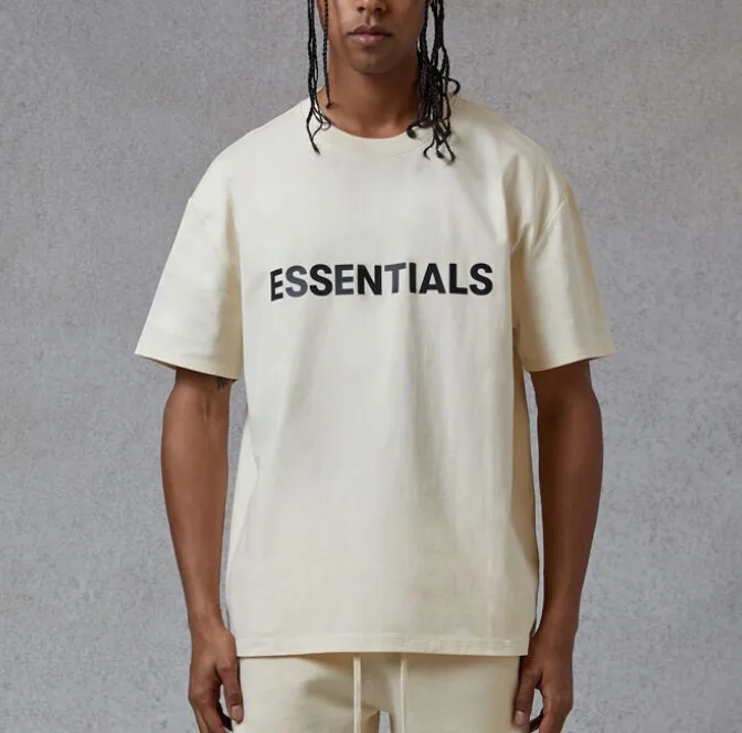 FEAR OF GOD  |Unisex Street Style Plain Cotton Short Sleeves Oversized