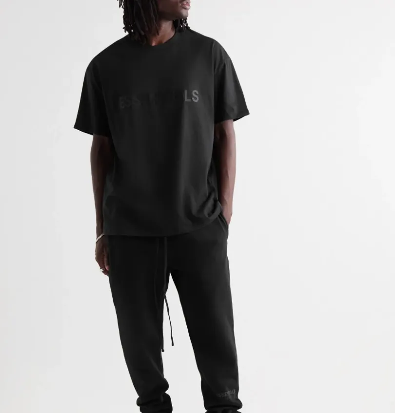 FEAR OF GOD  |Unisex Street Style Plain Cotton Short Sleeves Oversized