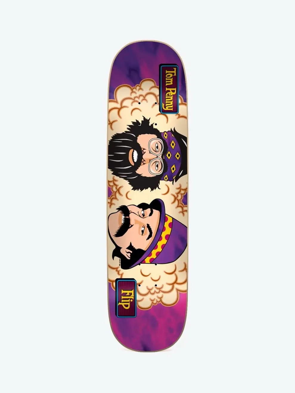 Flip Penny Purple Haze Tom's Friends Skateboard Deck - 8.25