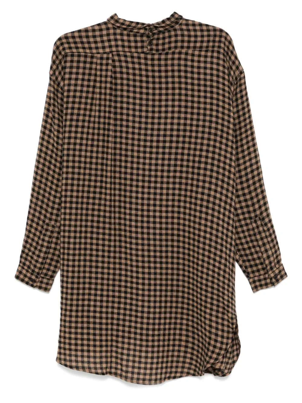 Flip Shirt - Beige Black Checks