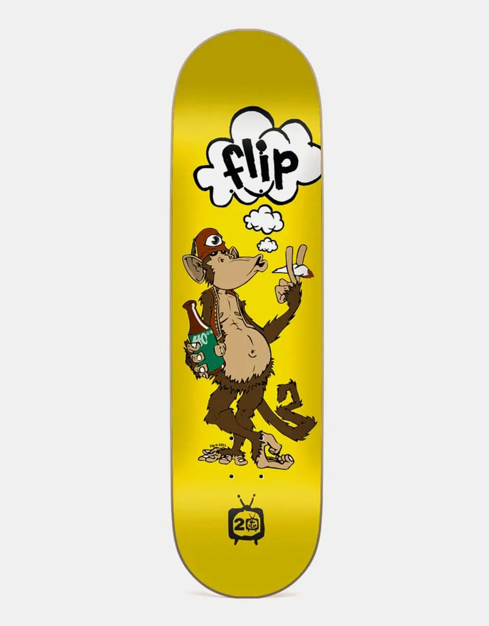 Flip Team Troubles Really Sorry 20th Anniversary Skateboard Deck - 8.4