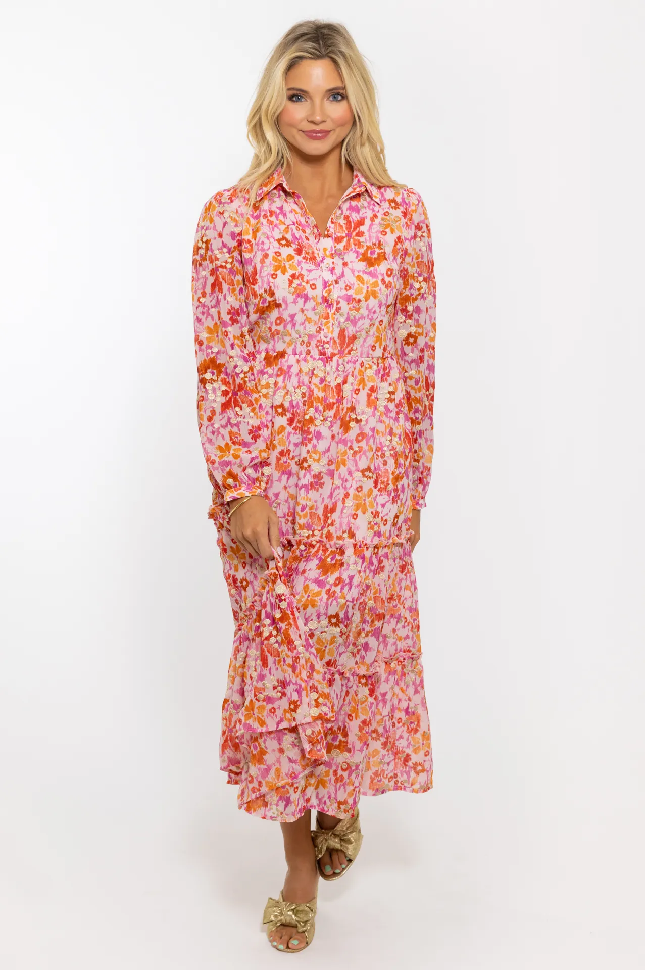 Floral Abstract Maxi Dress