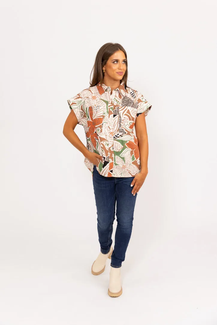 Floral Utility Top