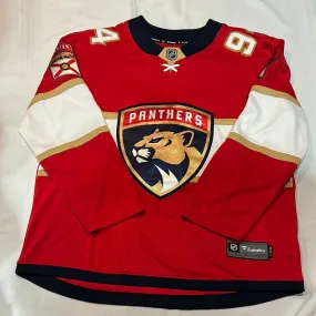 Florida Panthers NHL #94 Lomberg Fanatics Hockey Men’s Jersey