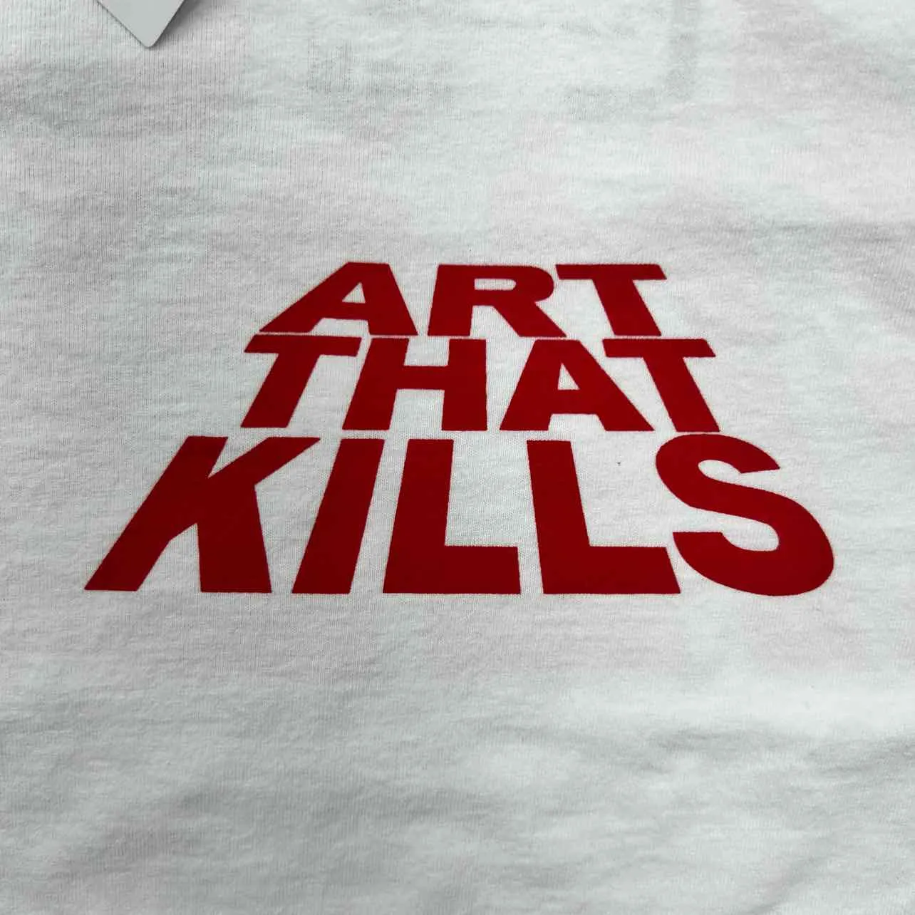 Gallery DEPT. T-Shirt ART THAT KILLS White New Size L