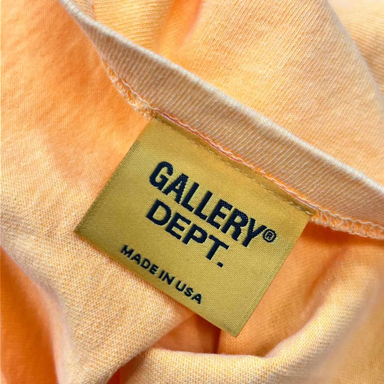 Gallery DEPT. T-Shirt SOUVENIR Orange New Size S