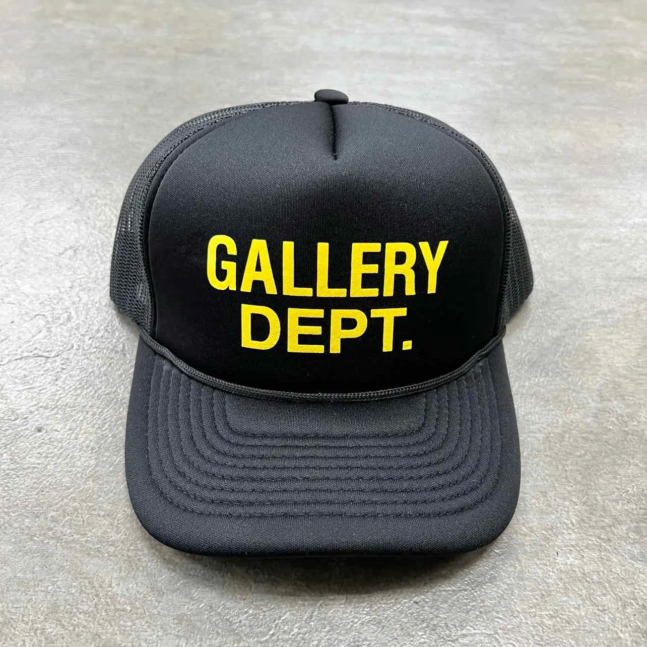 Gallery DEPT. Trucker Hat YELLOW New Black