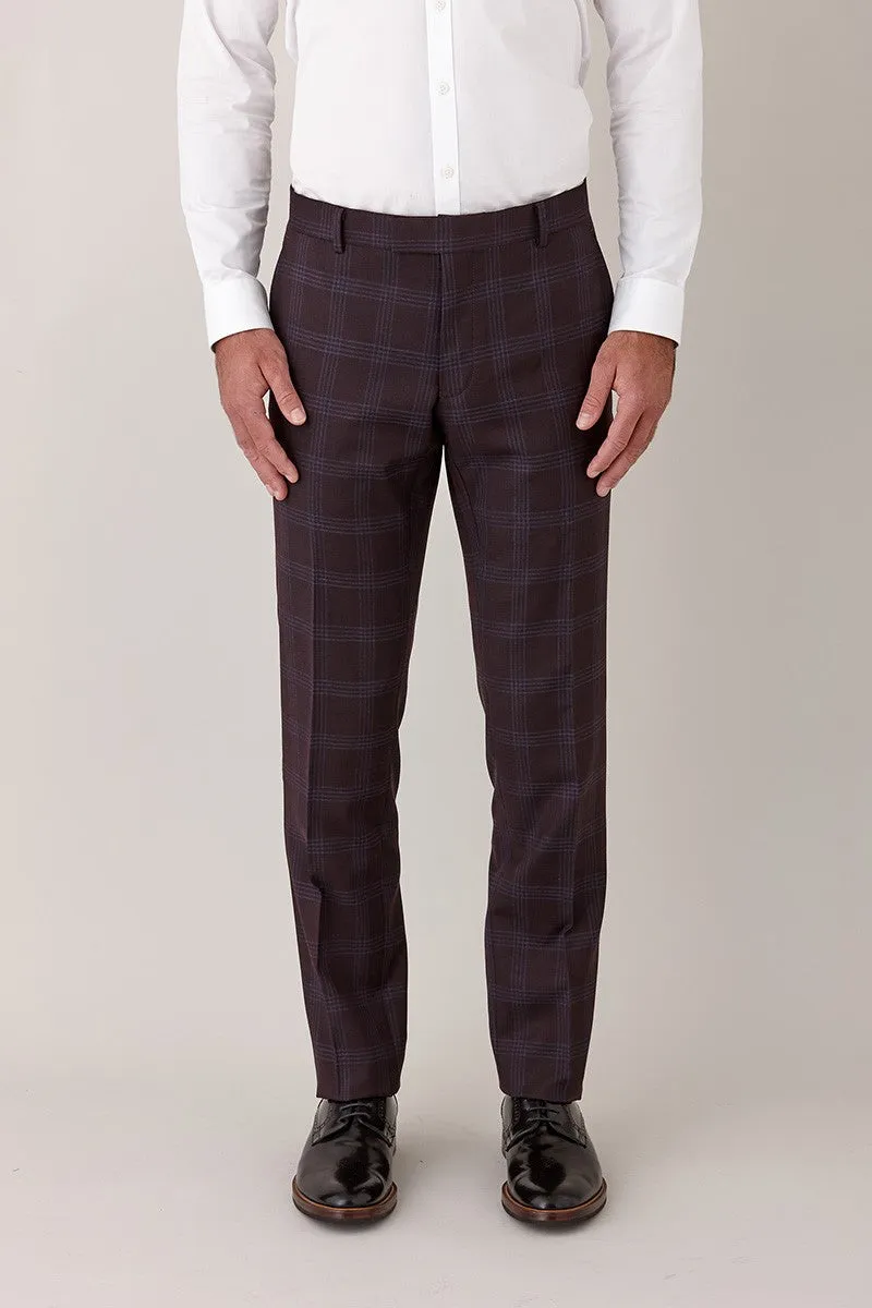 Gibson - Cerium/Caper Suit  - Mahogany/Sky Windowpane Check