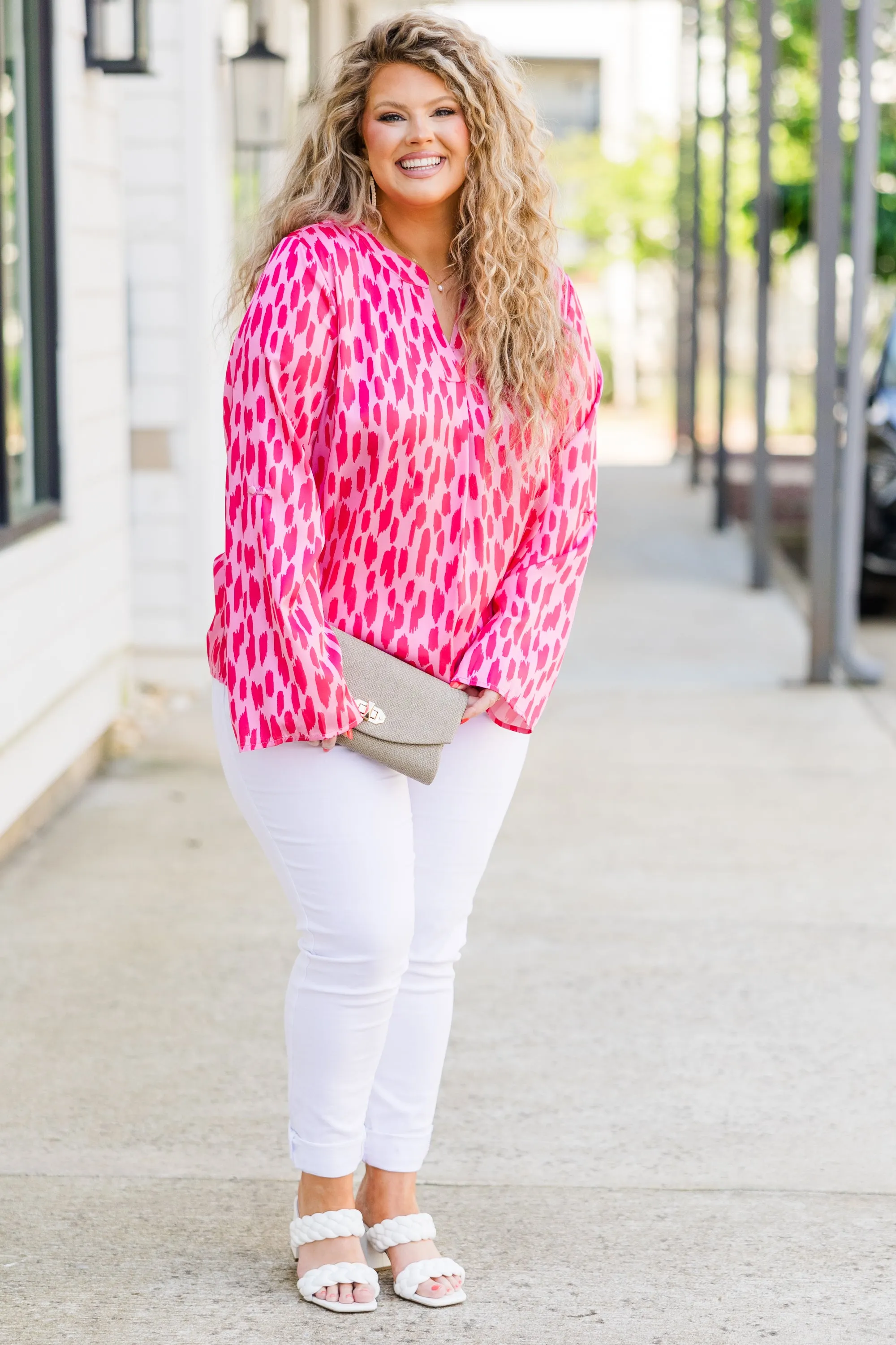 Glow Of Pink Top, Pink