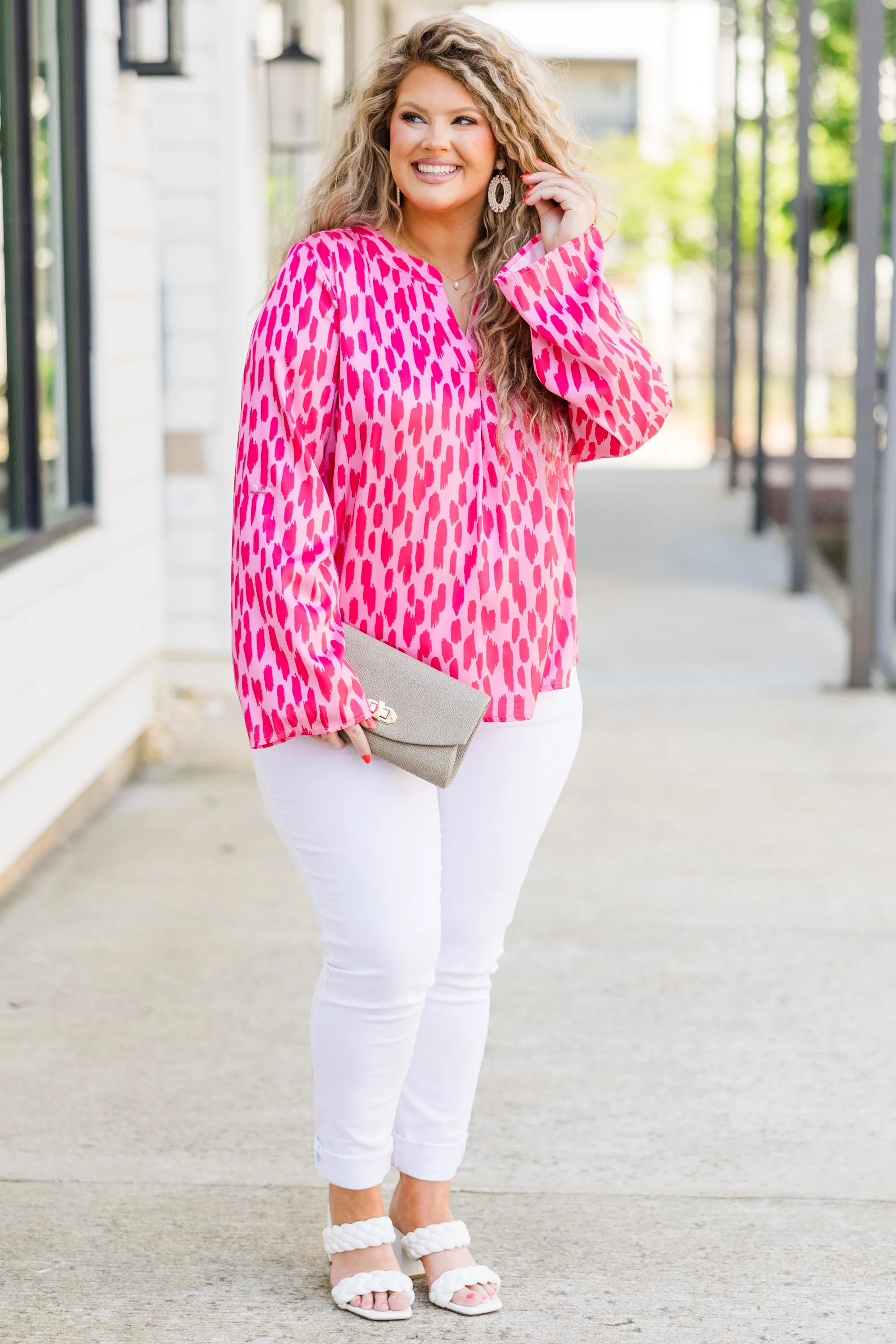 Glow Of Pink Top, Pink