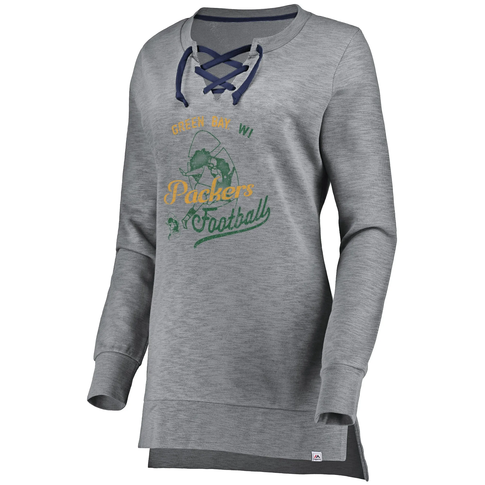 Green Bay Packers Women's Historic Hyperlace Long Sleeve Tunic Shirt