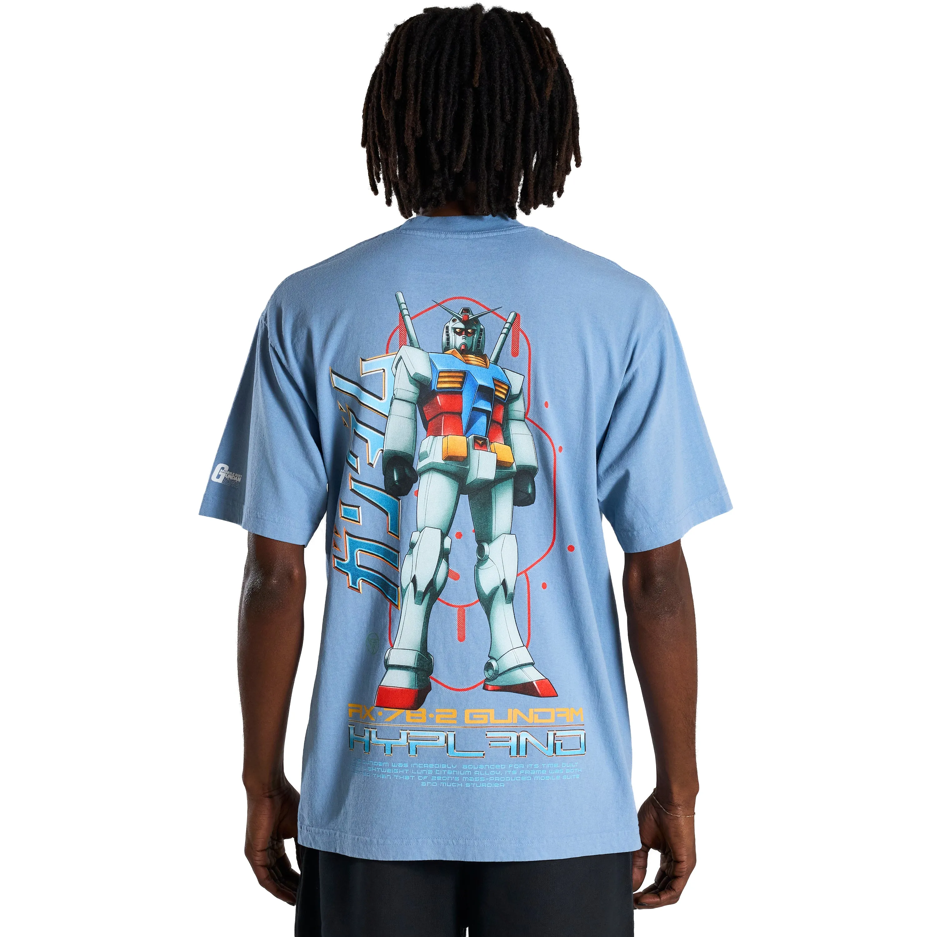 GUNDAM MOBILE SUIT RX78 SHIRT (CLEAR BLUE)