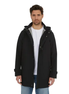 HERNO  Waterproof Long Jacket - Black