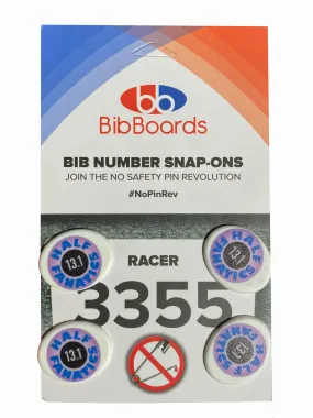 HF Bib Number Snap-Ons