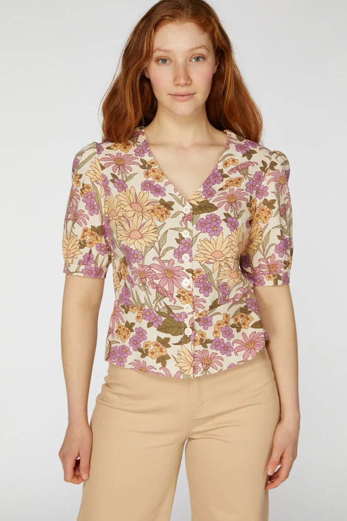 Honey Floral Blouse