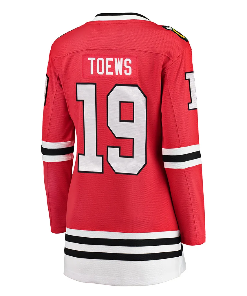 JONATHAN TOEWS CHICAGO BLACKHAWKS FANATICS WOMEN'S BREAKAWAY JERSEY