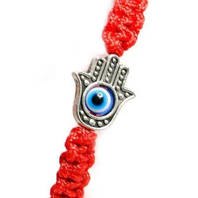 Kabbalah Blessed Red String Hamsa Wrist Bracelet Evil Eye Charm From The Holy Land