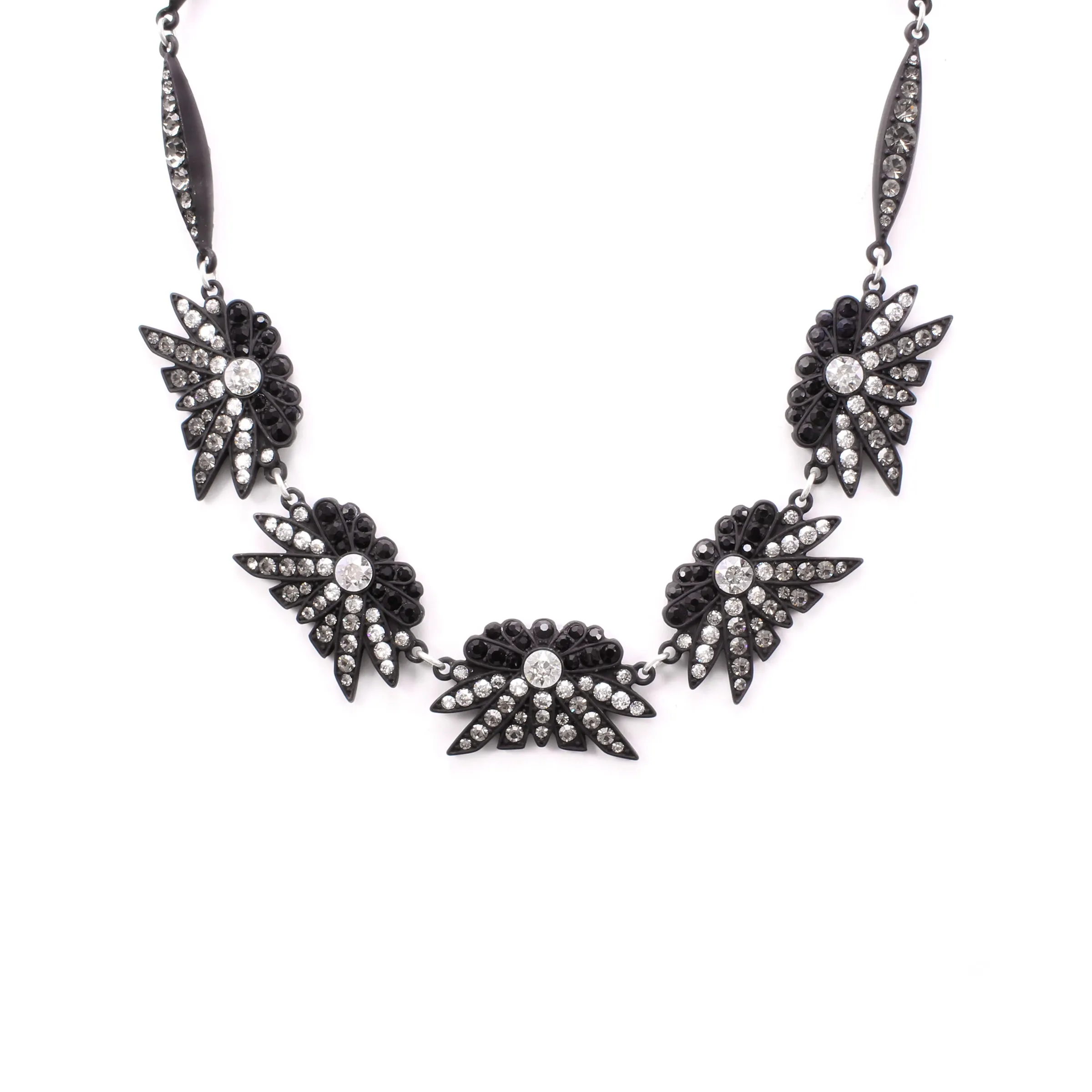 Larkspur Ombre Necklace - Black