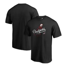 Los Angeles Dodgers Fanatics Black 100% Cotton Short Sleeve T-Shirt