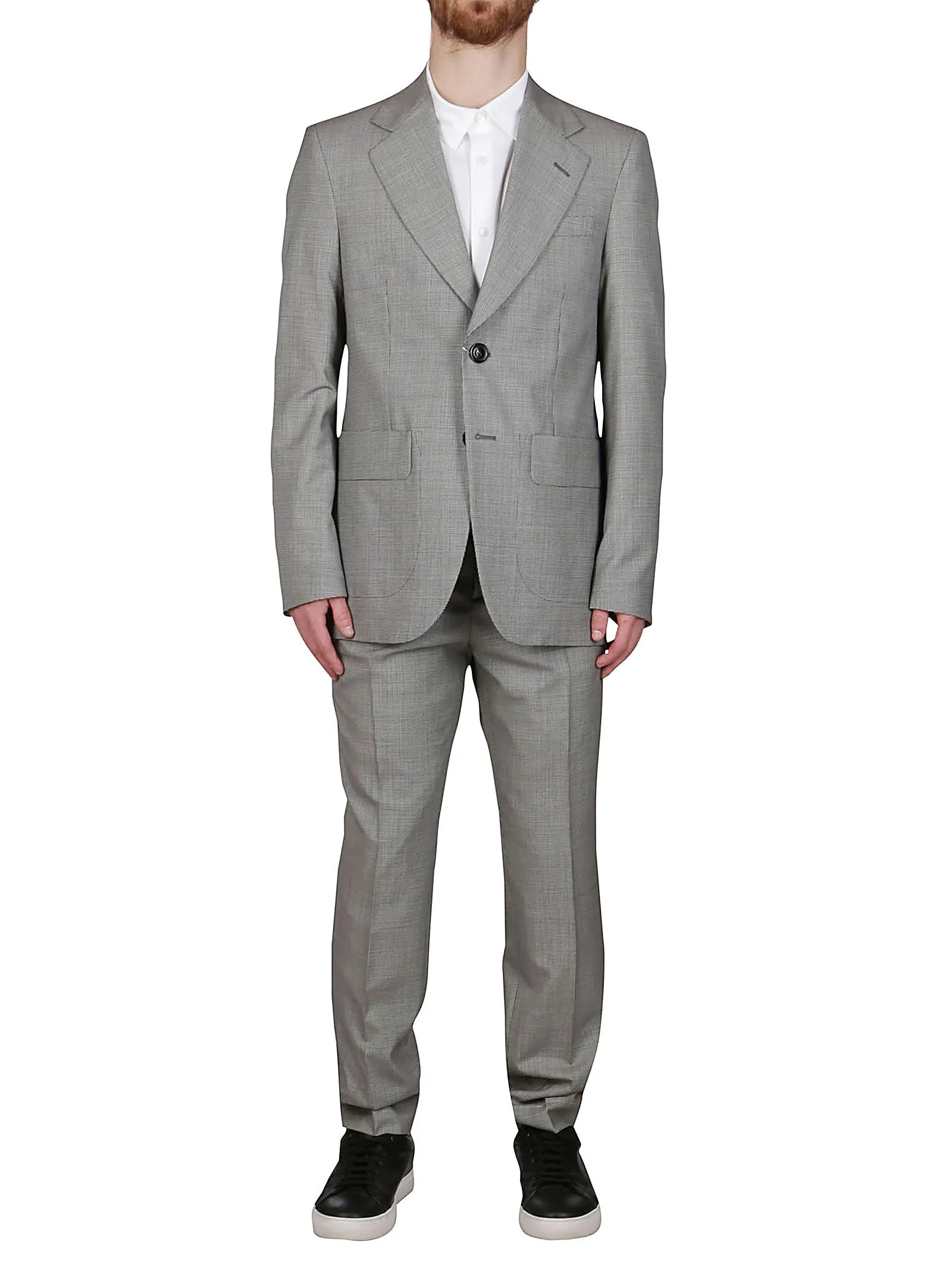 Maison Margiela Houndstooth Single-Breasted Two-Piece Suit