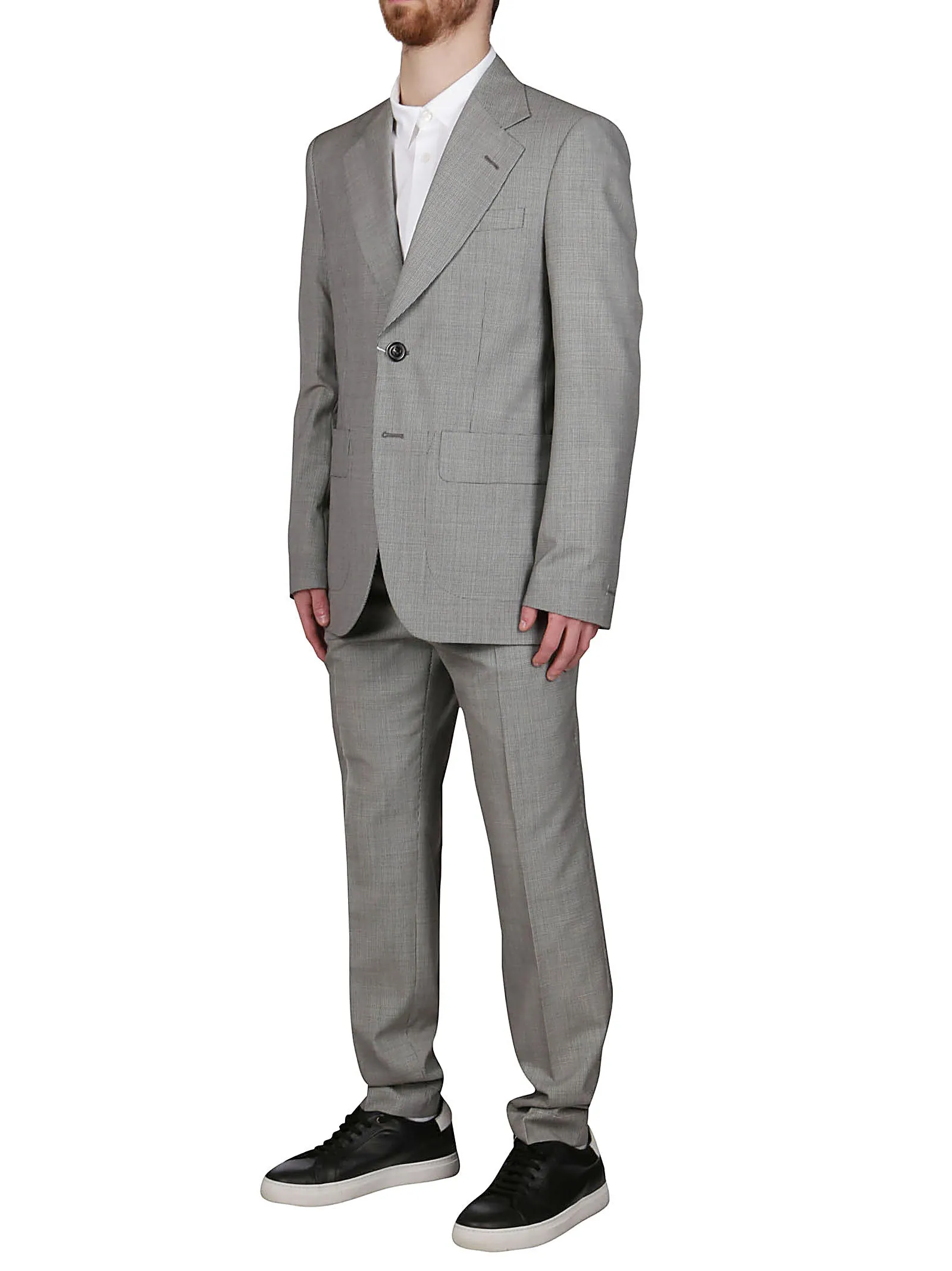 Maison Margiela Houndstooth Single-Breasted Two-Piece Suit