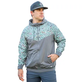 Men's Burlebo Windbreaker - Retro Duck Camo