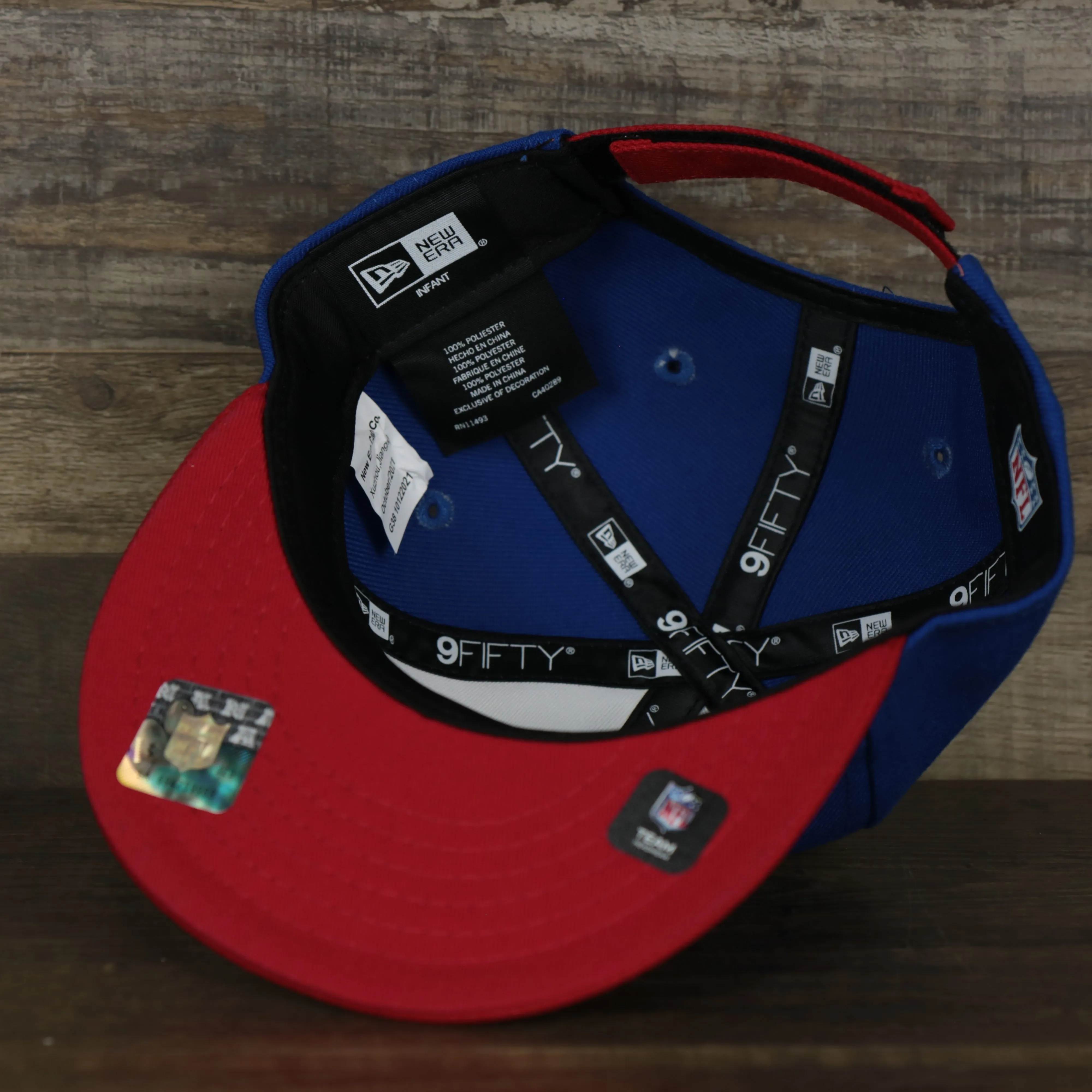 New York Giants My 1st 9Fifty Snapback | Infant | Blue/Red