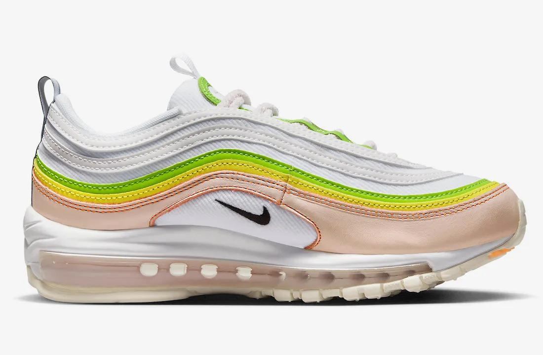 Nike Air Max 97 Feel Love White Pearl Pink Action Green Black FD0870-100