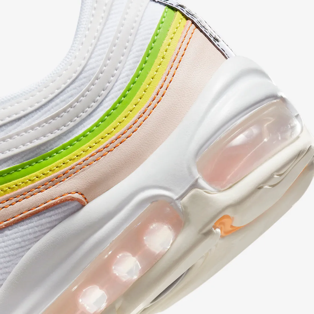 Nike Air Max 97 Feel Love White Pearl Pink Action Green Black FD0870-100