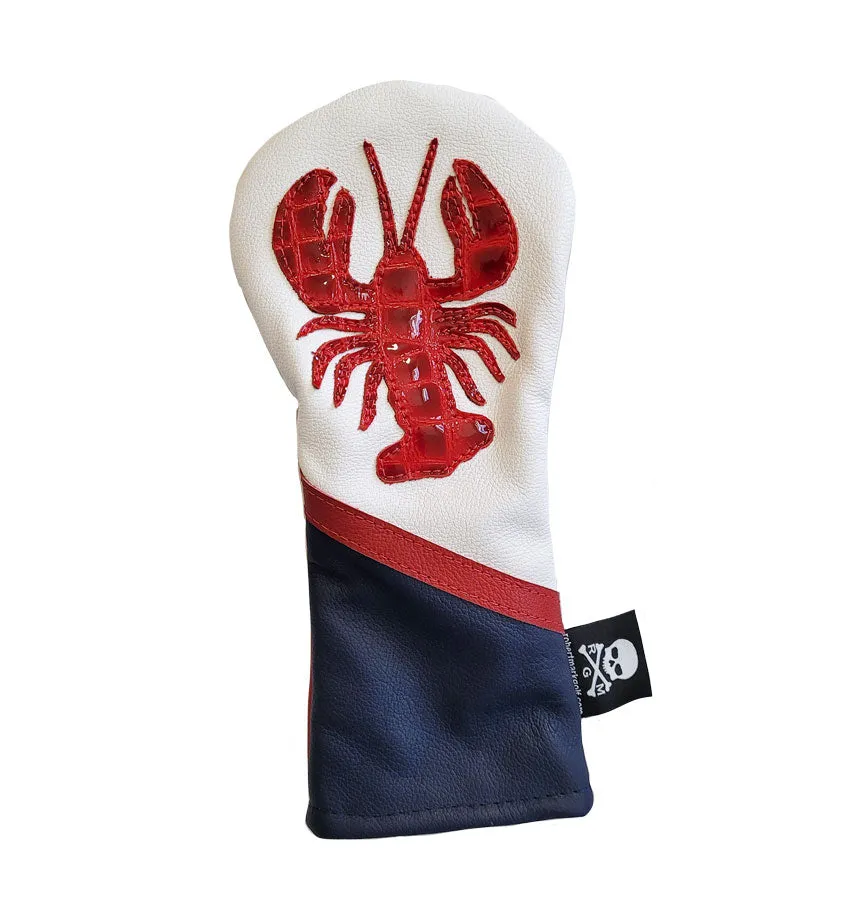 One-Of-A-Kind! The Red White & Blue Lobster Fairway Wood Cover