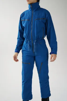 One piece Boca Bay ski suit, snow suit mince résistant à l'eau bleu turquoise pour femme taille XS