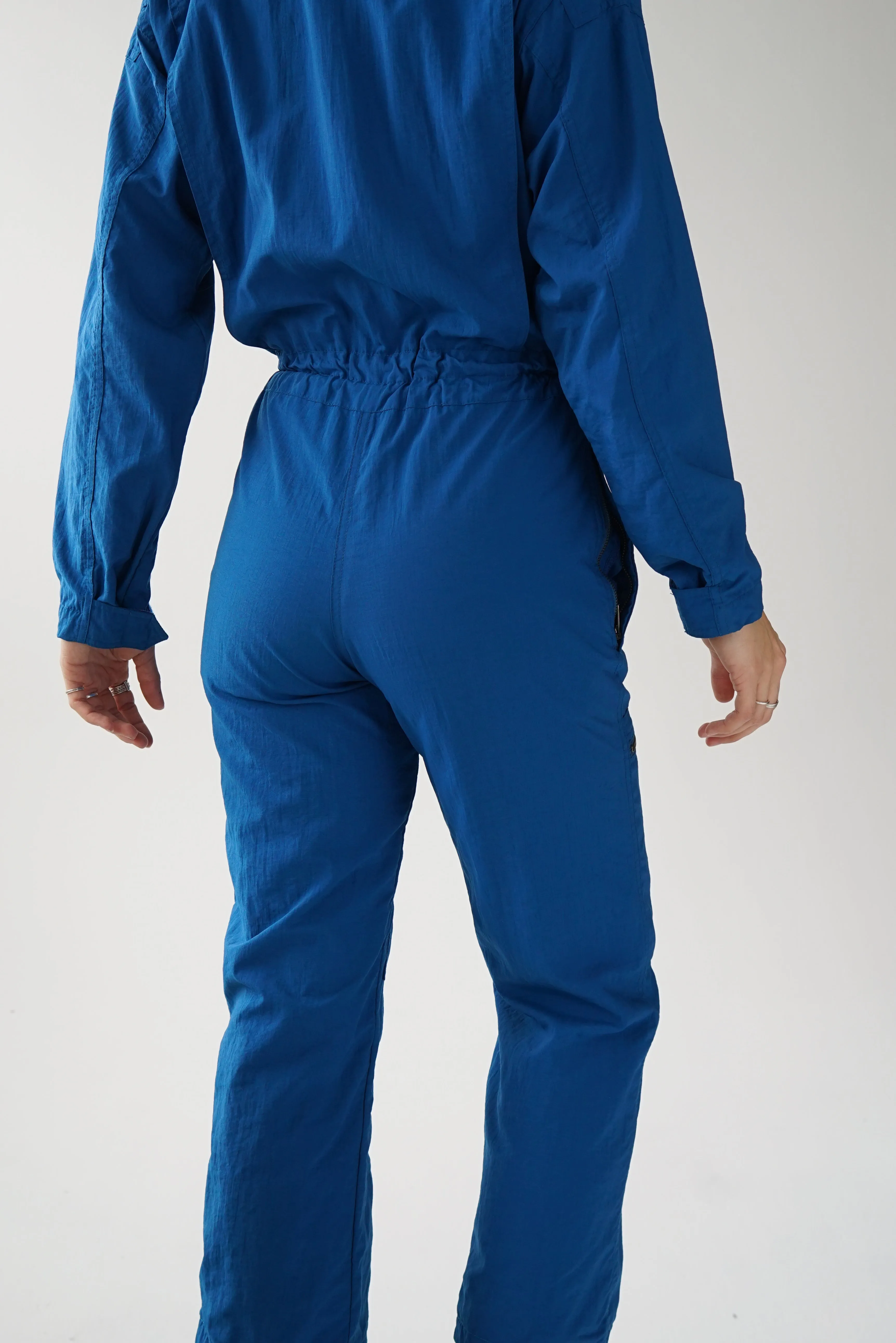 One piece Boca Bay ski suit, snow suit mince résistant à l'eau bleu turquoise pour femme taille XS