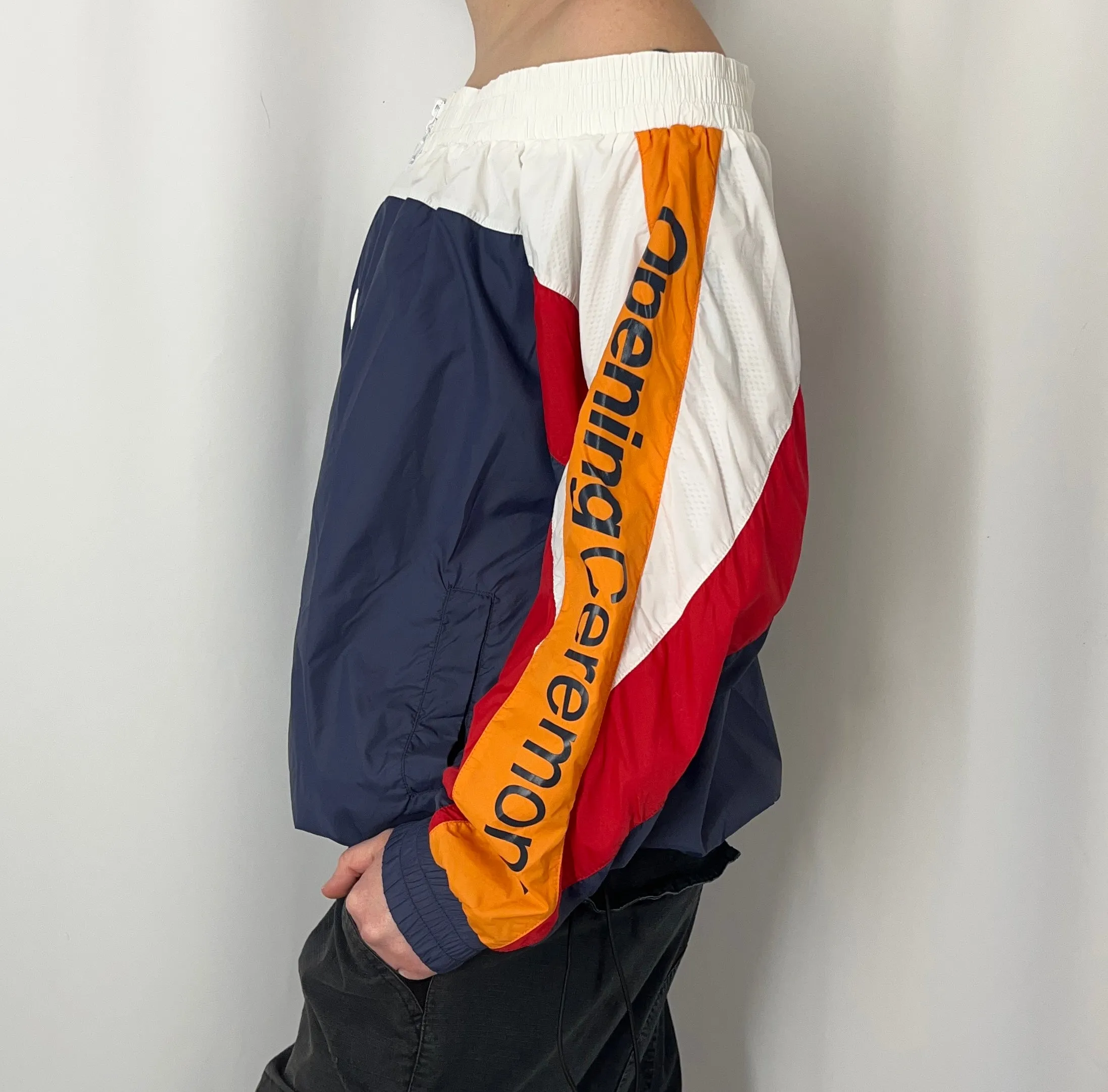 Opening Ceremony Off-The-Shoulder Windbreaker