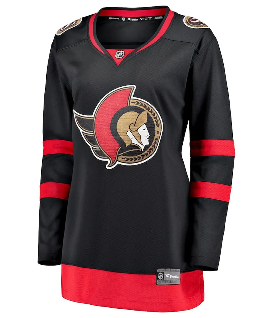 OTTAWA SENATORS FANATICS WOMEN'S BREAKAWAY HOME JERSEY