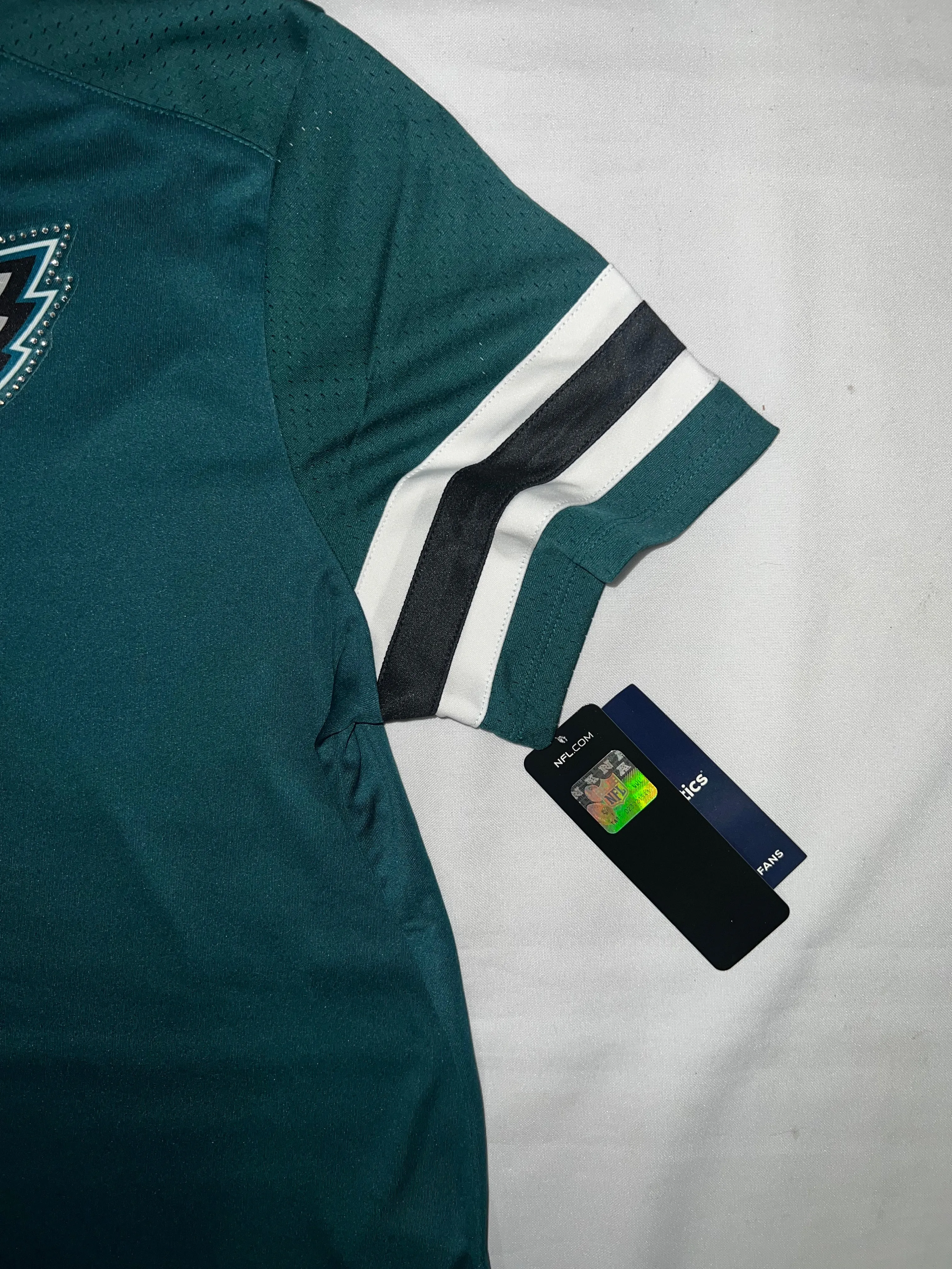 Philadelphia Eagles NFL Fanatics Lace-Up Women’s Short Sleeve Shirt