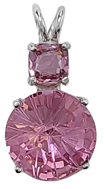 Pink Garnet Super Nova? with Cushion Cut Pink Spinel