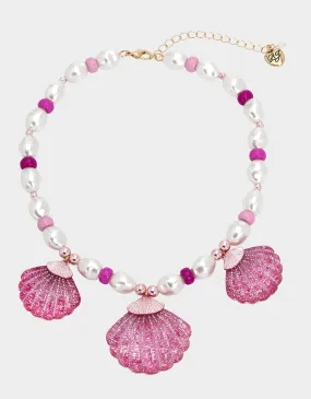 PINK SUMMER FRONTAL NECKLACE PINK