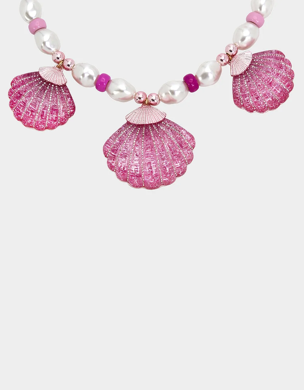 PINK SUMMER FRONTAL NECKLACE PINK