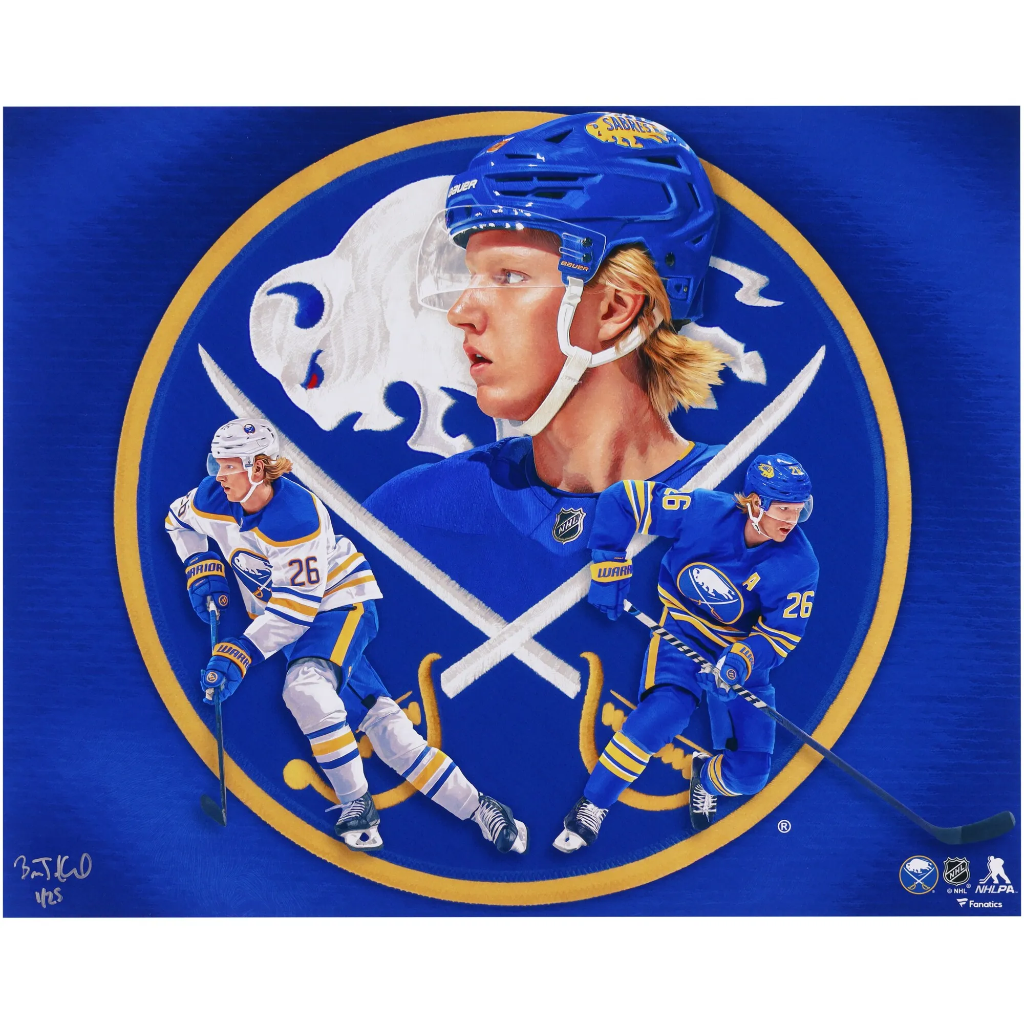 Rasmus Dahlin Buffalo Sabres Fanatics Authentic 16