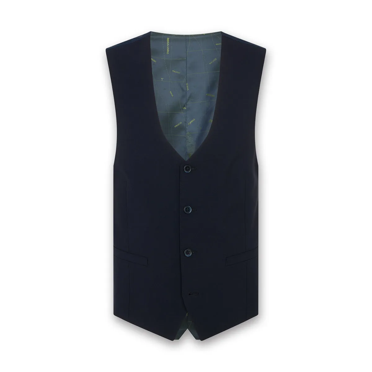 Remus - Luca Slim 3 Piece Suit in Navy