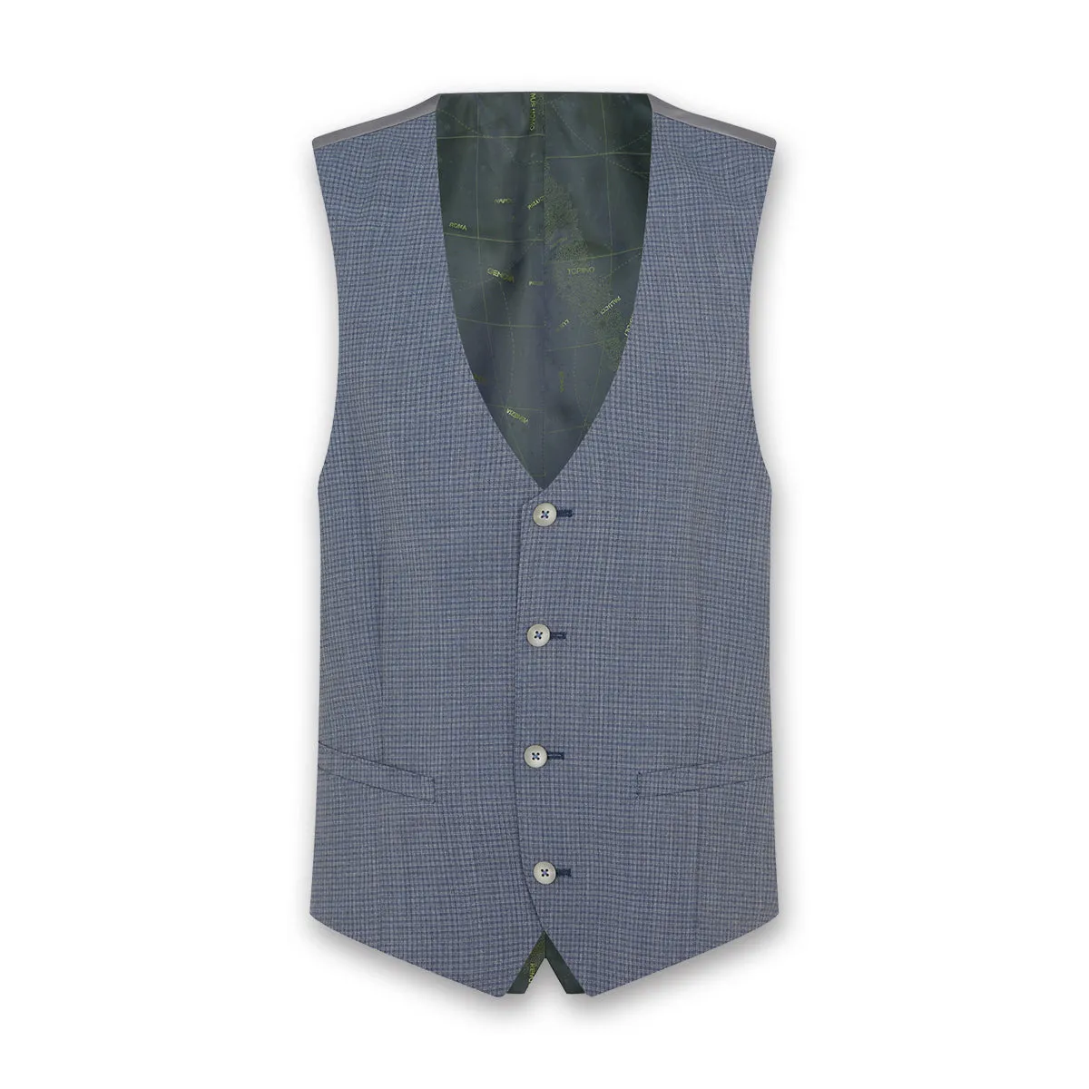 Remus - Mario Slim 3 Piece Suit in Blue