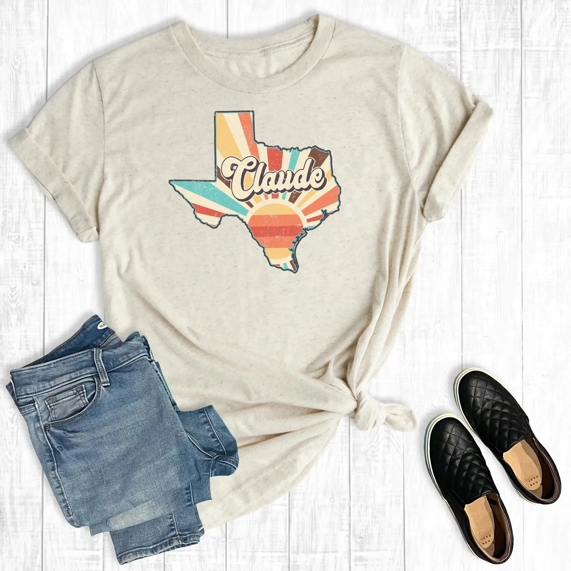 Retro Claude Texas Tee